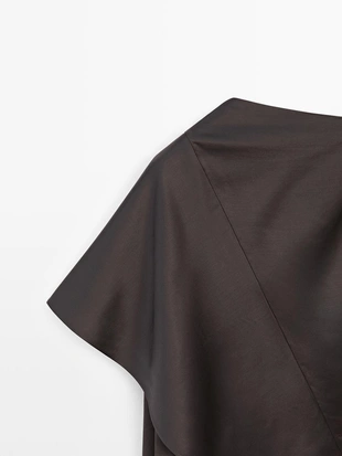 Рубашка-накидка с капюшоном - STUDIO- Заказать в России