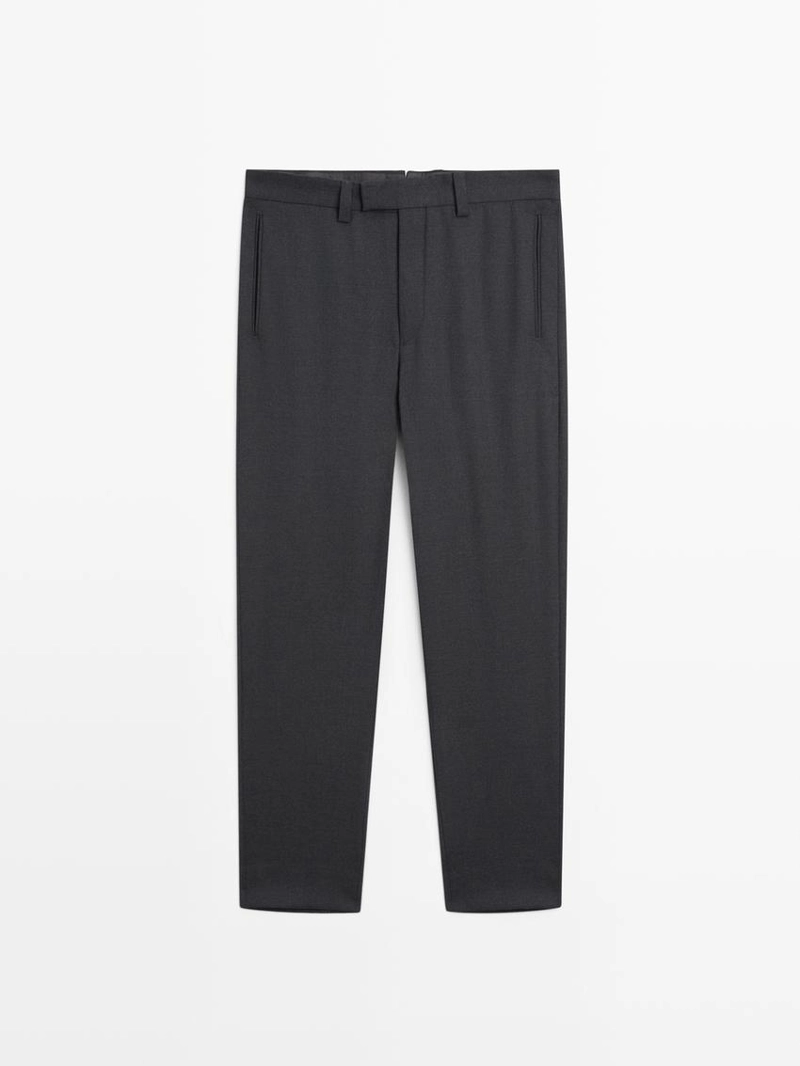 Брюки костюмные из 100% шерсти