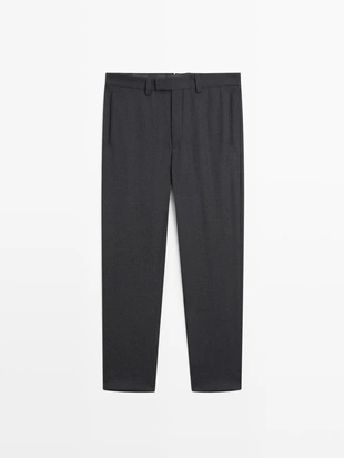 Брюки костюмные из 100% шерсти- Заказать в России