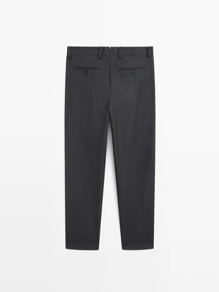 Брюки костюмные из 100% шерсти- Заказать в России