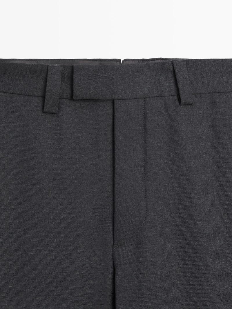 Брюки костюмные из 100% шерсти