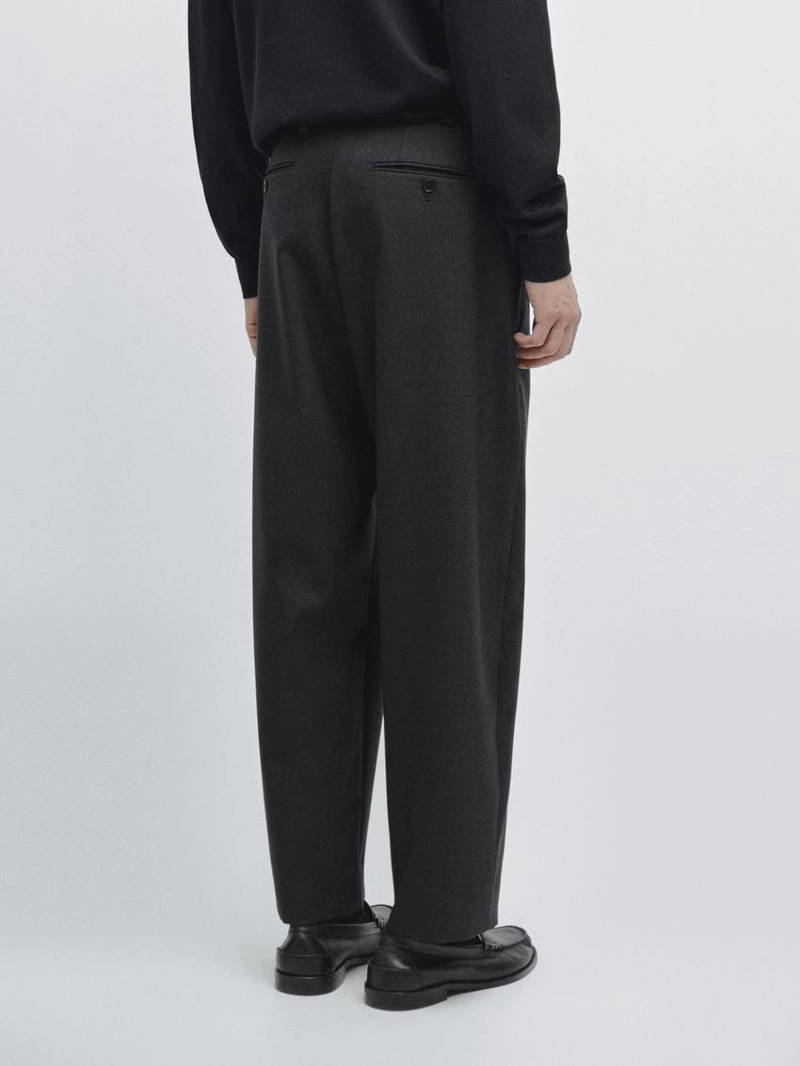 Брюки костюмные из 100% шерсти