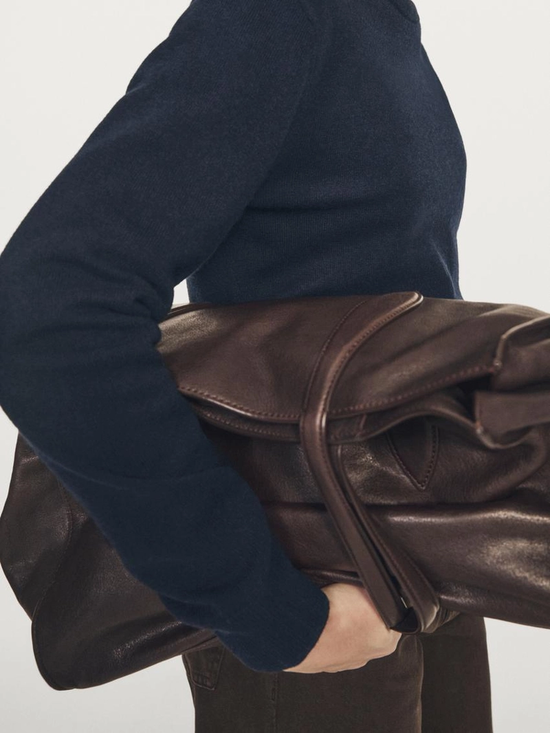 Свитер с круглым вырезом из шерстяной смеси