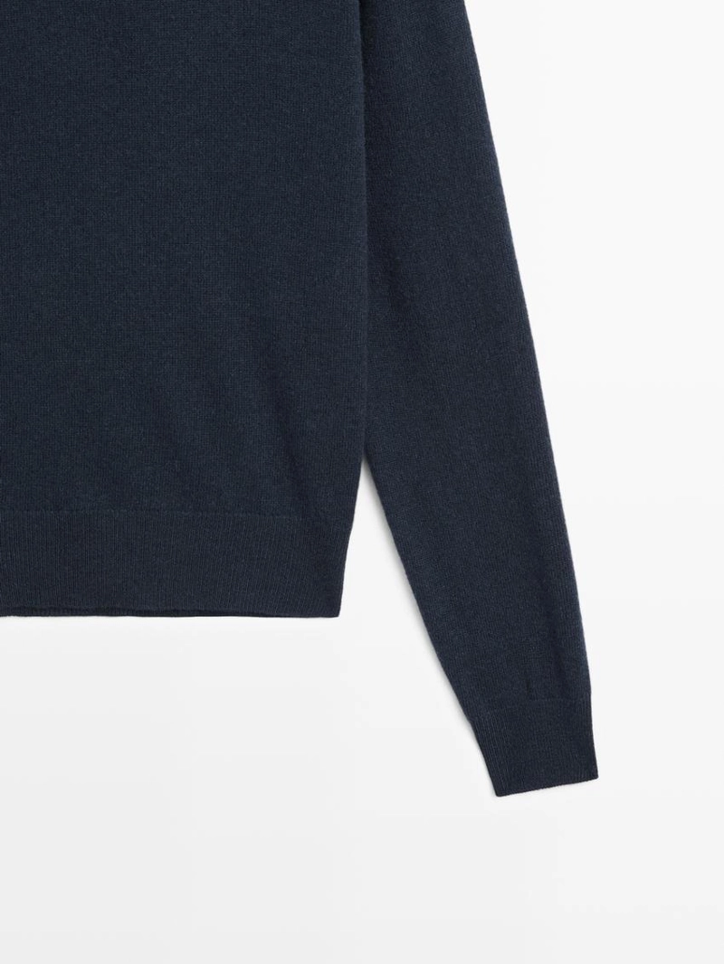 Свитер с круглым вырезом из шерстяной смеси