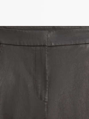 Брюки WAXED FLARE FIT- Заказать в России