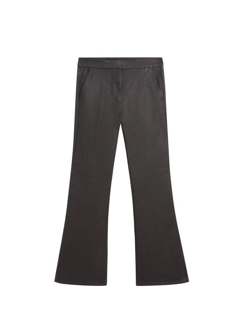 Брюки waxed flare fit