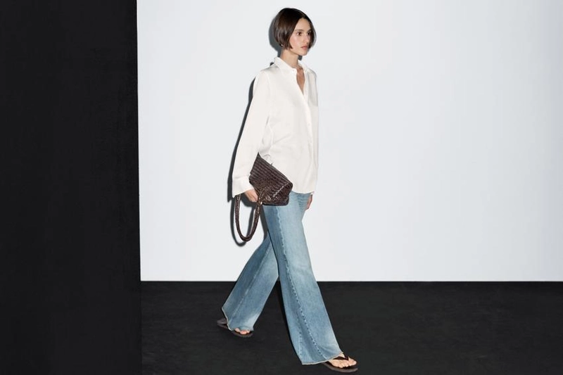 Рубашка на пуговицах с воротником