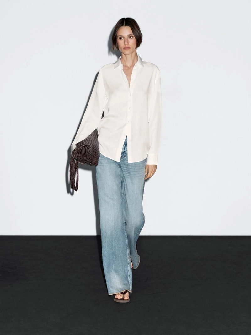 Рубашка на пуговицах с воротником