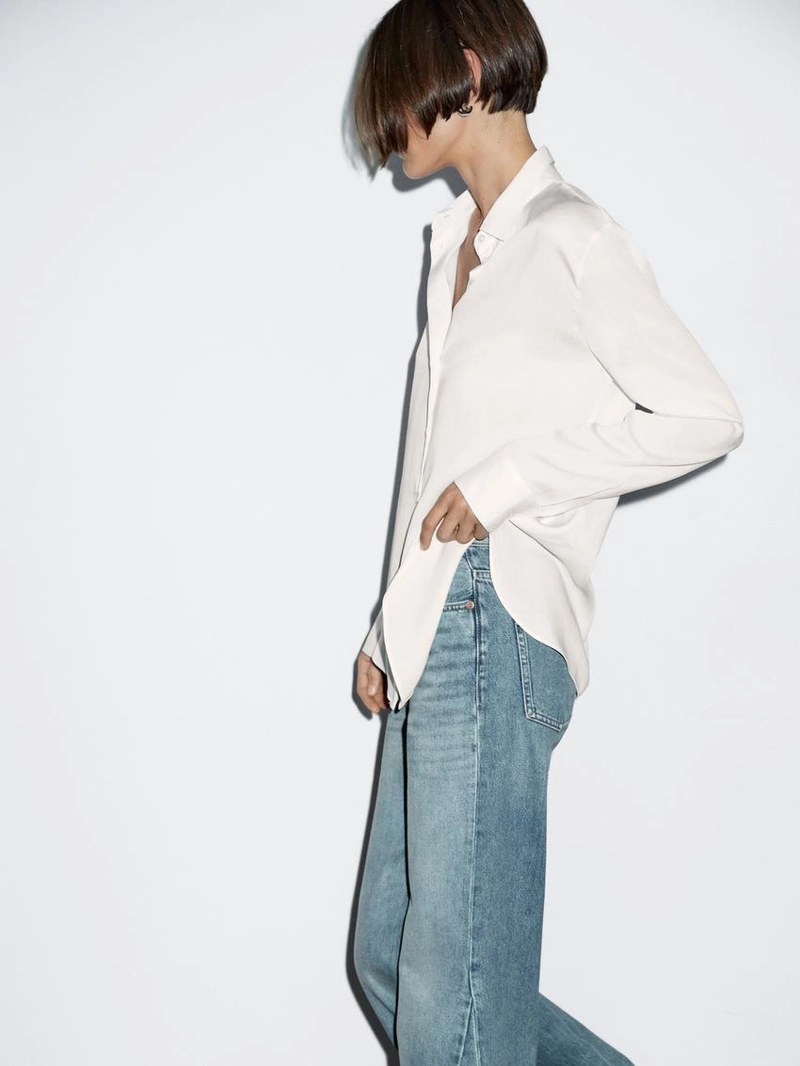 Рубашка на пуговицах с воротником