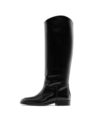 Кожаные сапоги для верховой езды- Заказать в России