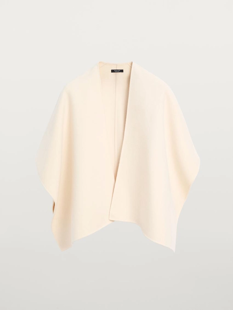 Плащ из шерстяной смеси с фактурой фетра