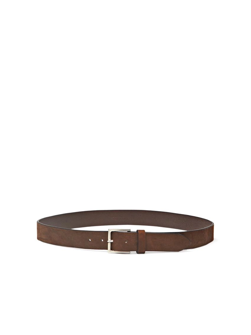 Кожанный пояс с квадратной пряжкой