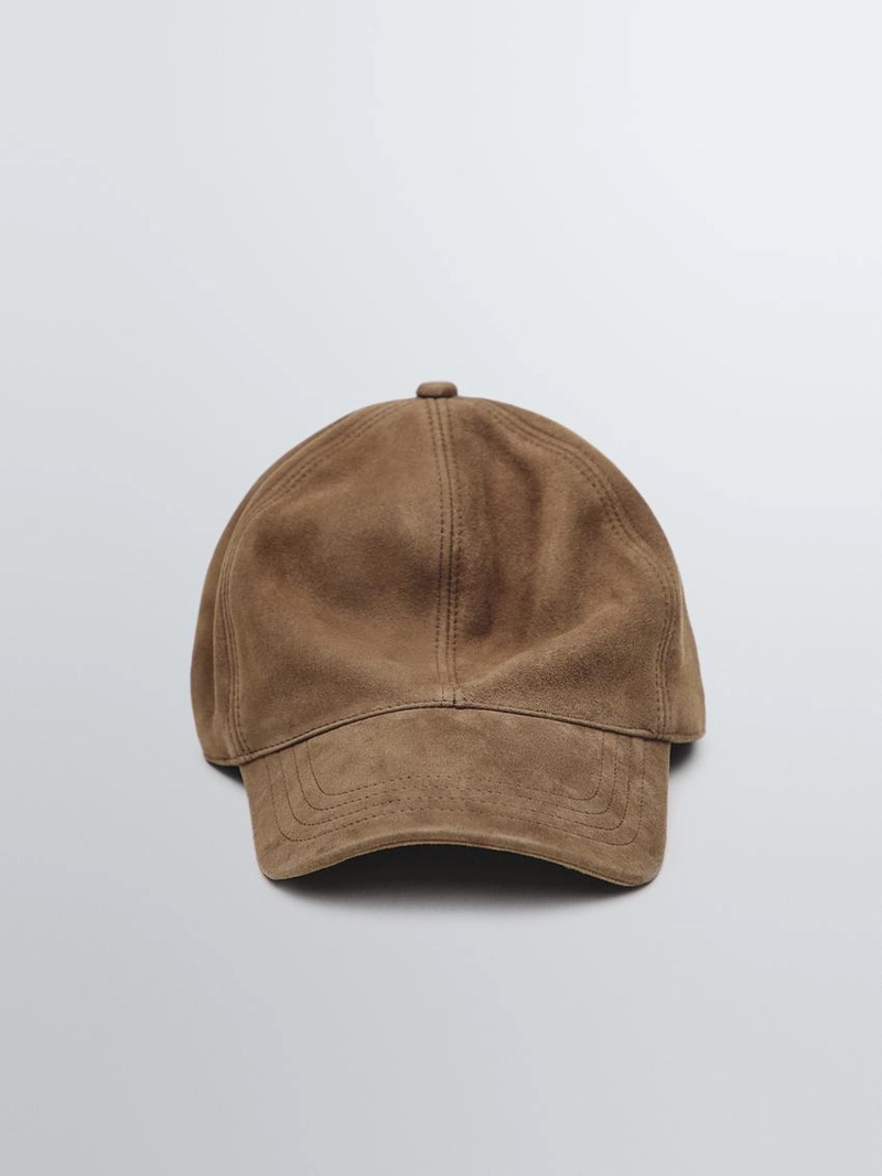 Бейсболка из замши