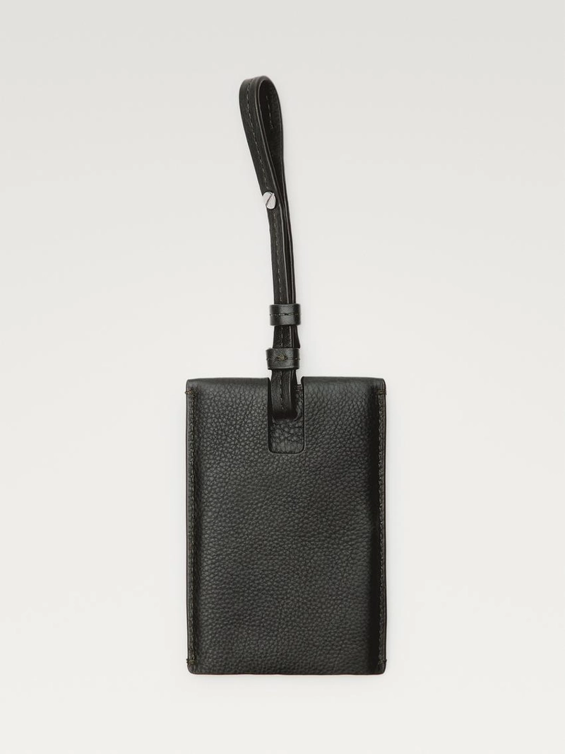 Бирка для путешествий из натуральной кожи наппа