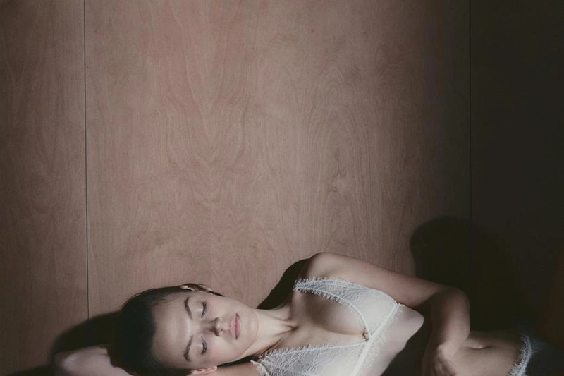 Кружевной лиф с эффектом потертости