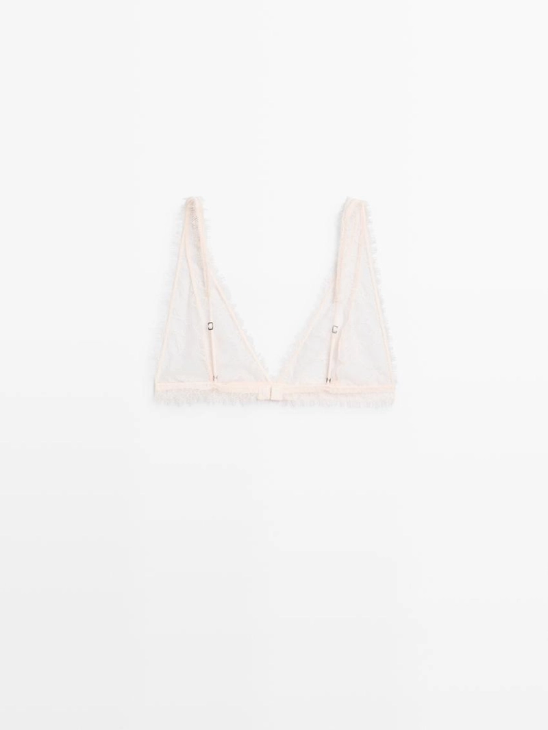 Кружевной лиф с эффектом потертости