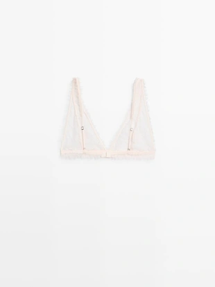 Кружевной лиф с эффектом потертости- Заказать в России