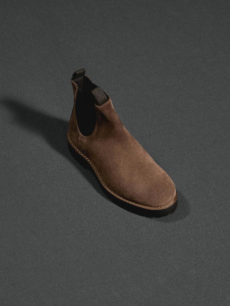 Кожаные ботинки chelsea