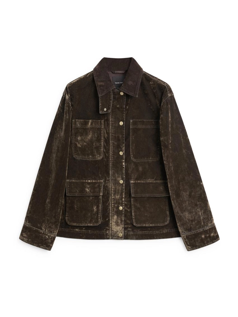 Джинсовая куртка с деталями воротника