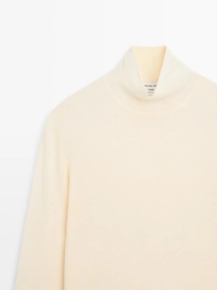 100% шерстяной свитер PERKINS с высоким воротником - STUDIO- Заказать в России