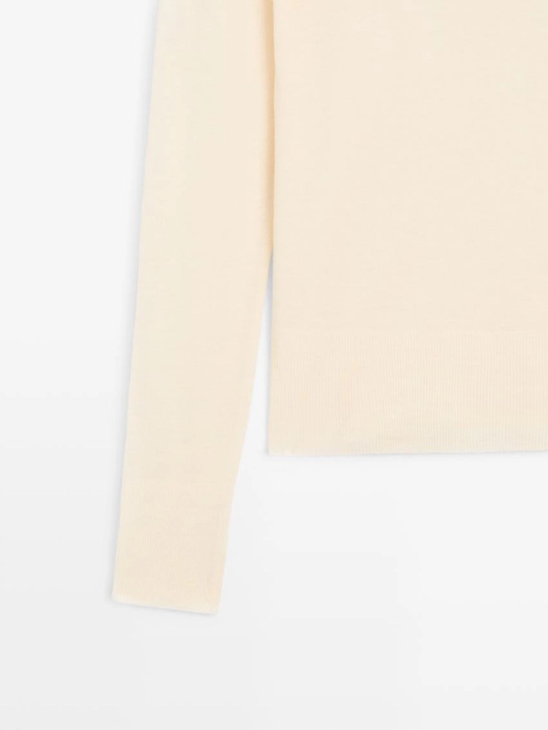 100% шерстяной свитер perkins с высоким воротником - studio