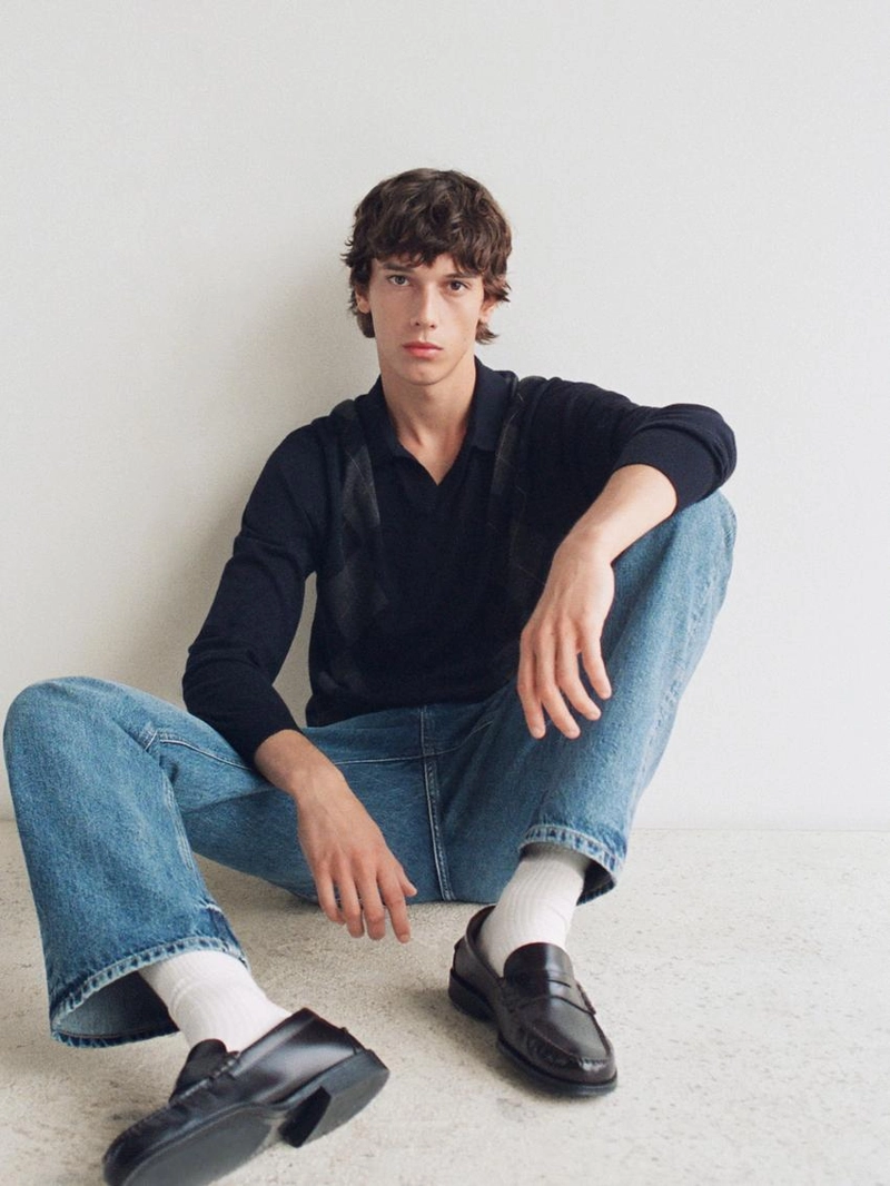 Туфли без задника с металлическим декором penny