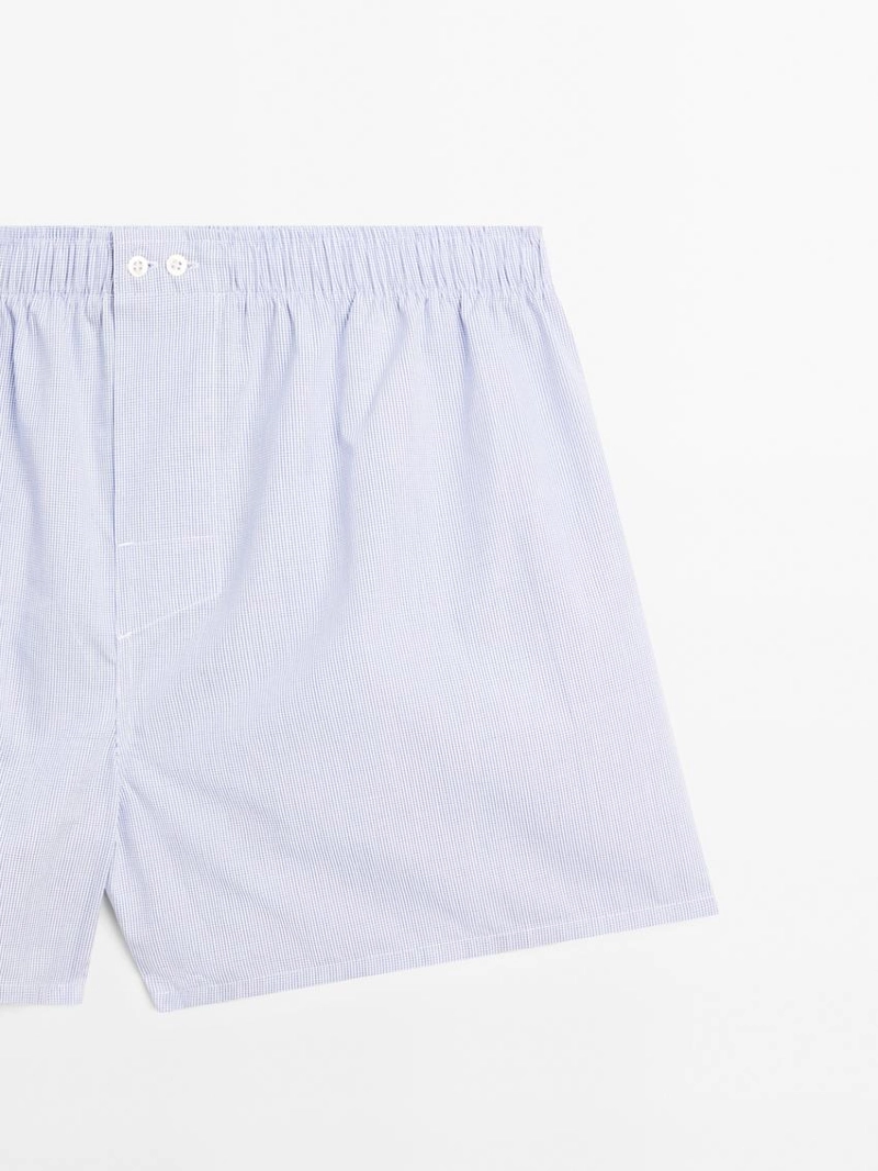 Боксеры с микро-клетчатым узором