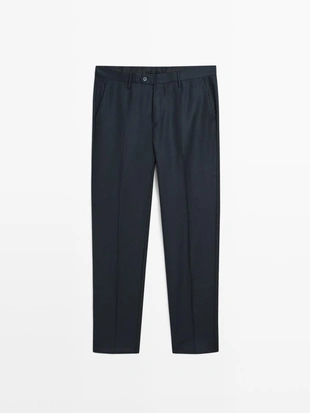 Брюки-костюм с микротекстурным плетением- Заказать в России