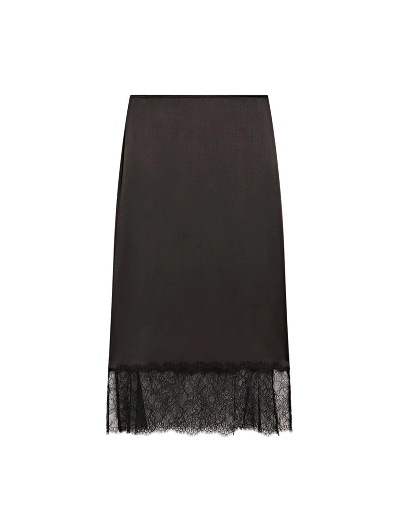 Юбка-миди с кружевными деталями