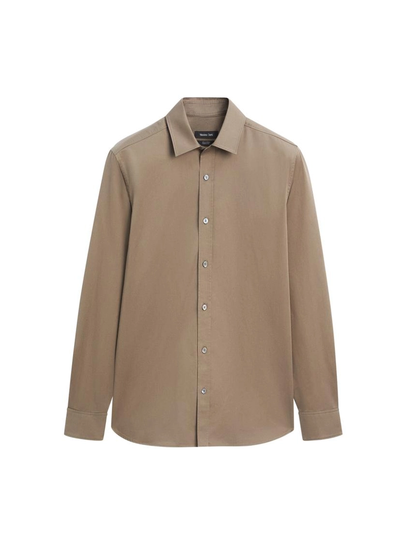 Рубашка из 100% хлопка с регулярной посадкой