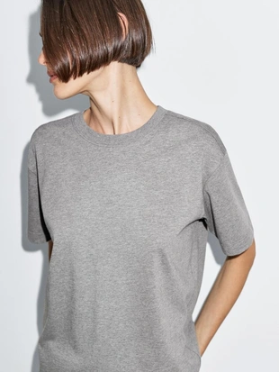 Купить Massimo Dutti Футболка с коротким рукавом из 100% хлопка