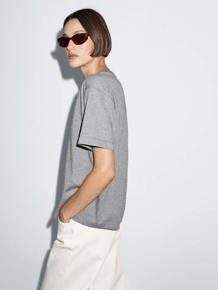 Футболка с коротким рукавом из 100% хлопка- Заказать в России