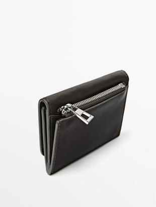 Кошелек из натуральной кожи наппа- Заказать в России