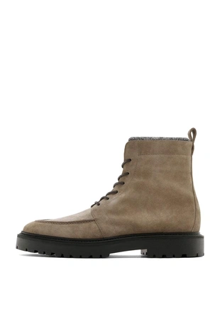 Купить Massimo Dutti Ботинки из кожи с завязкой и подкладкой