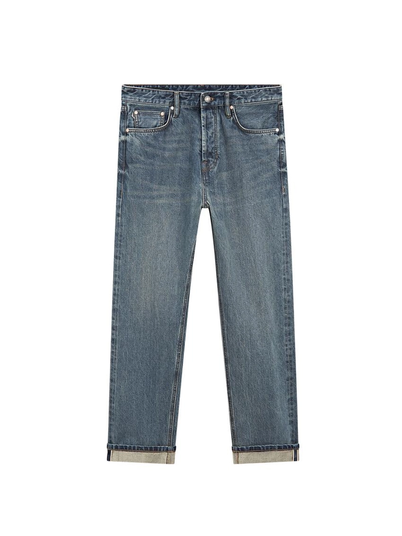 Джинсы с притачным краем