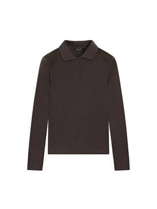 Поло-футболка с наплечниками- Заказать в России