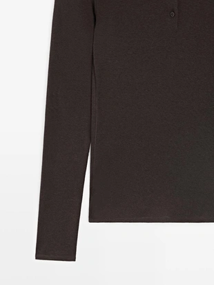 Поло-футболка с наплечниками- Заказать в России