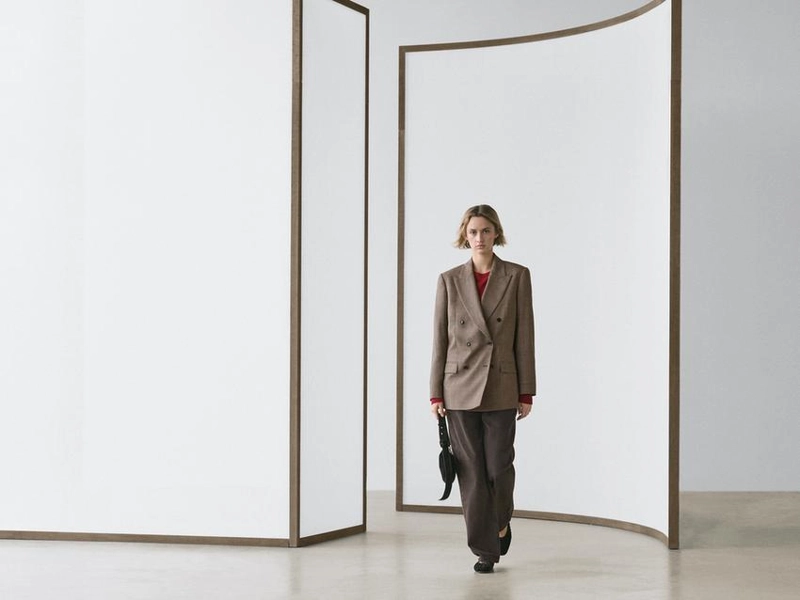 Пиджак из клетчатой ткани из 100% шерсти