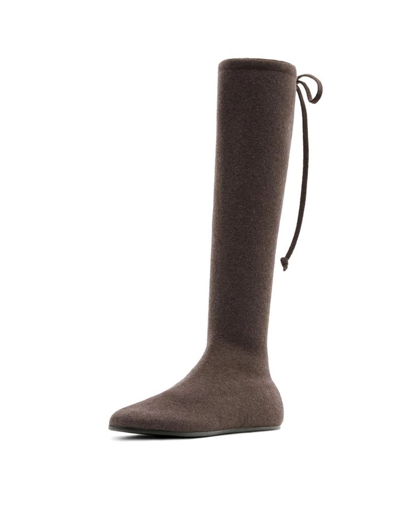 Сапоги до колена из кашемира