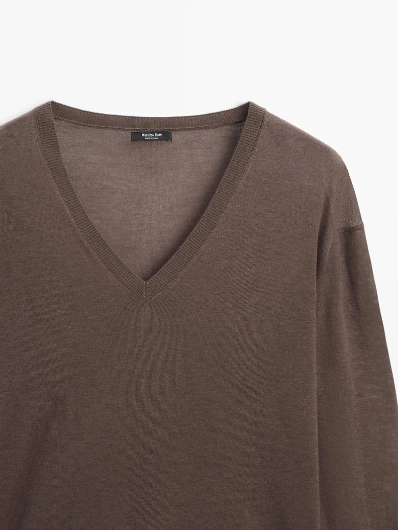 Джемпер из шелково-шерстяной смеси