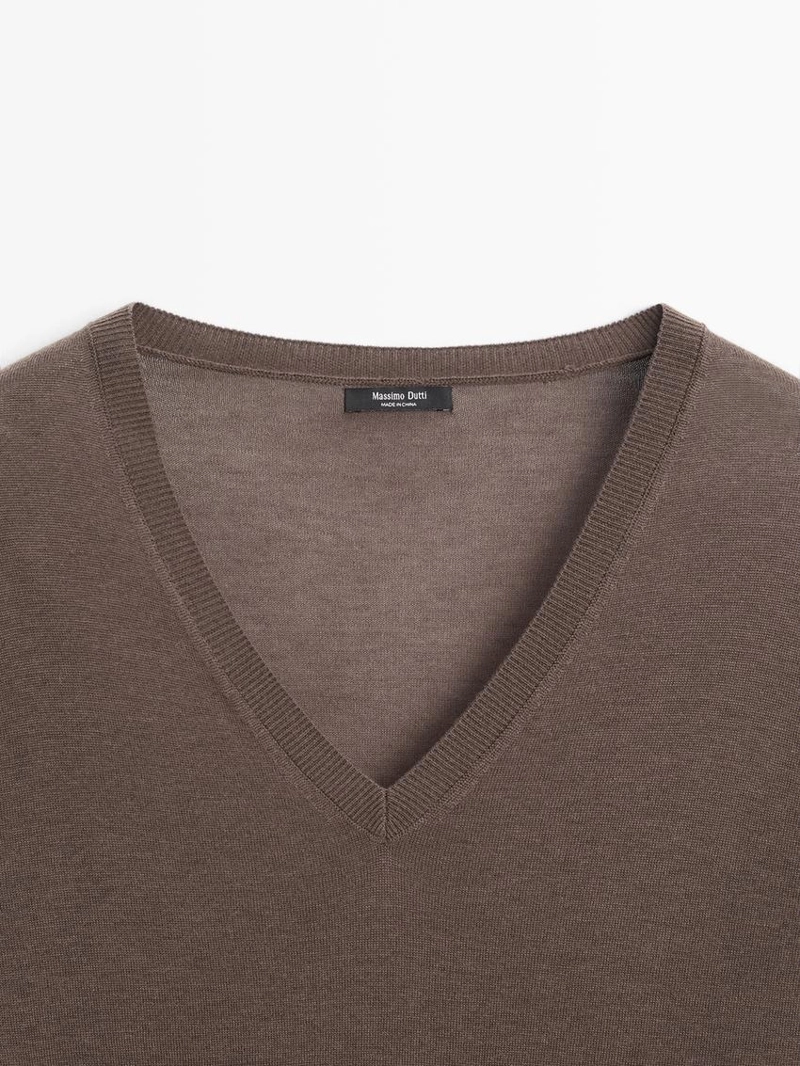 Джемпер из шелково-шерстяной смеси