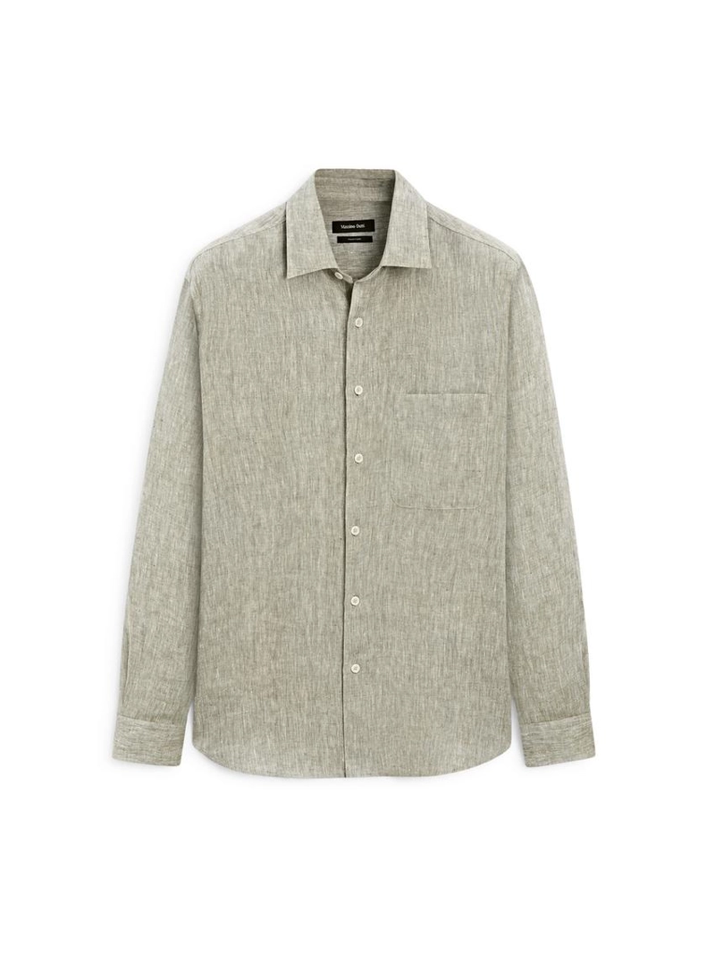 Рубашка с карманом regular-fit