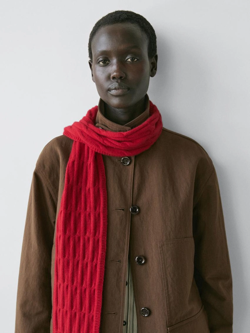 Куртка из хлопкового микса с карманами