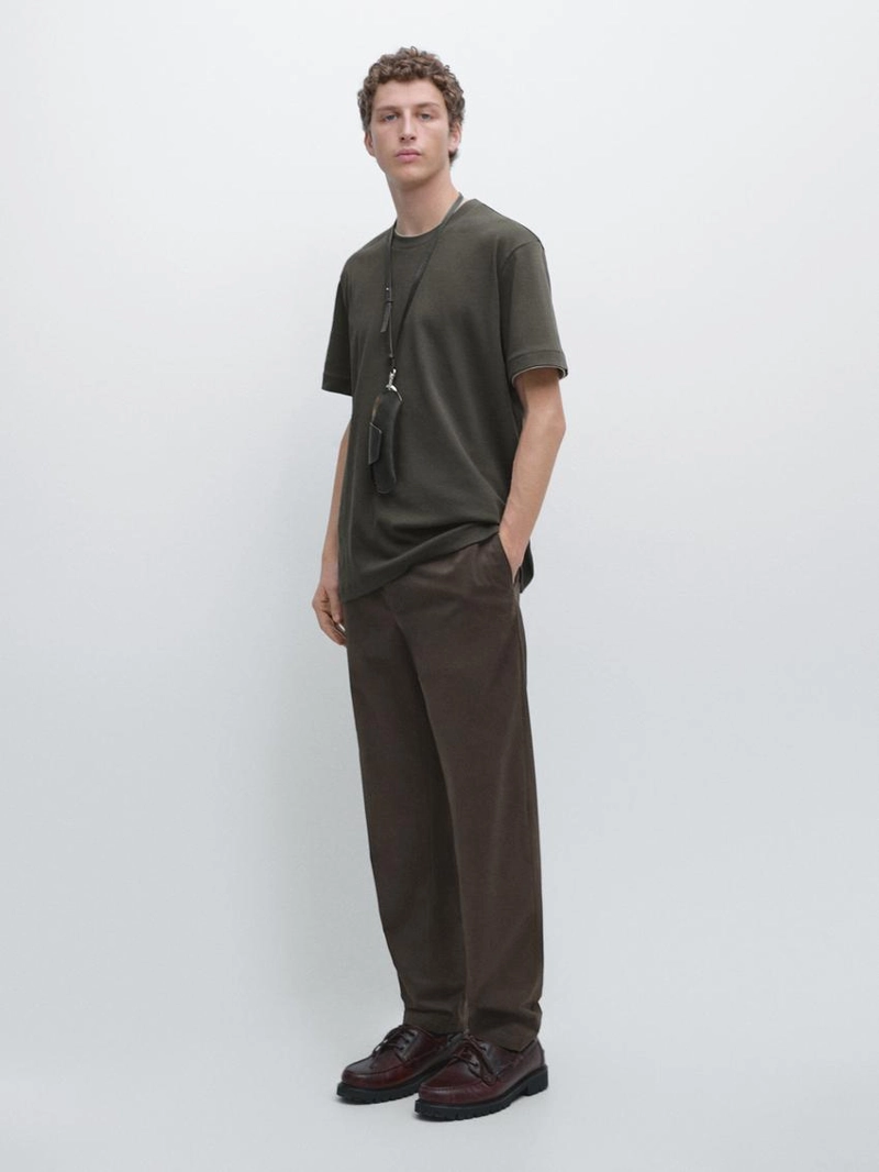 Футболка из хлопка с коротким рукавом