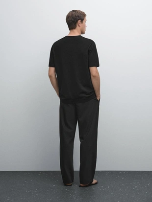 Свитер короткий из хлопкового трикотажа- Заказать в России