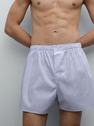 100% хлопковые полосатые боксеры- Заказать в России