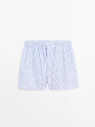 100% хлопковые полосатые боксеры- Заказать в России