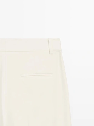 Брюки прямого кроя из легкого материала- Заказать в России