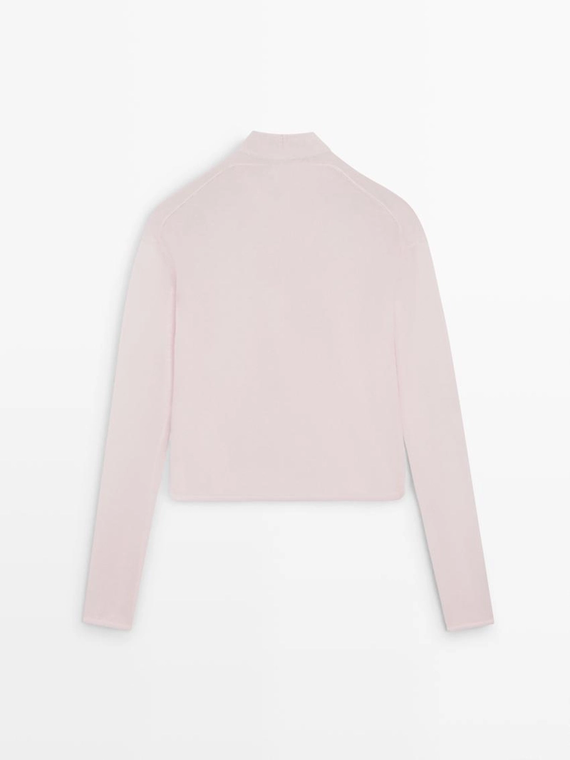 Кардиган из шерстяно-полиэстерного трикотажа