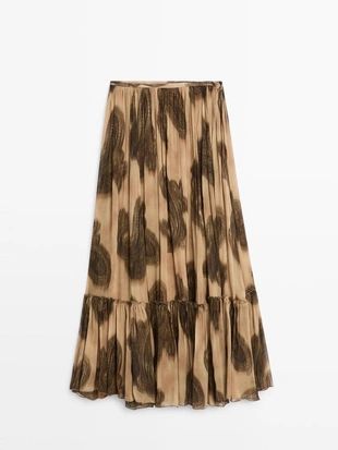 Длинная юбка с пейсли- Заказать в России